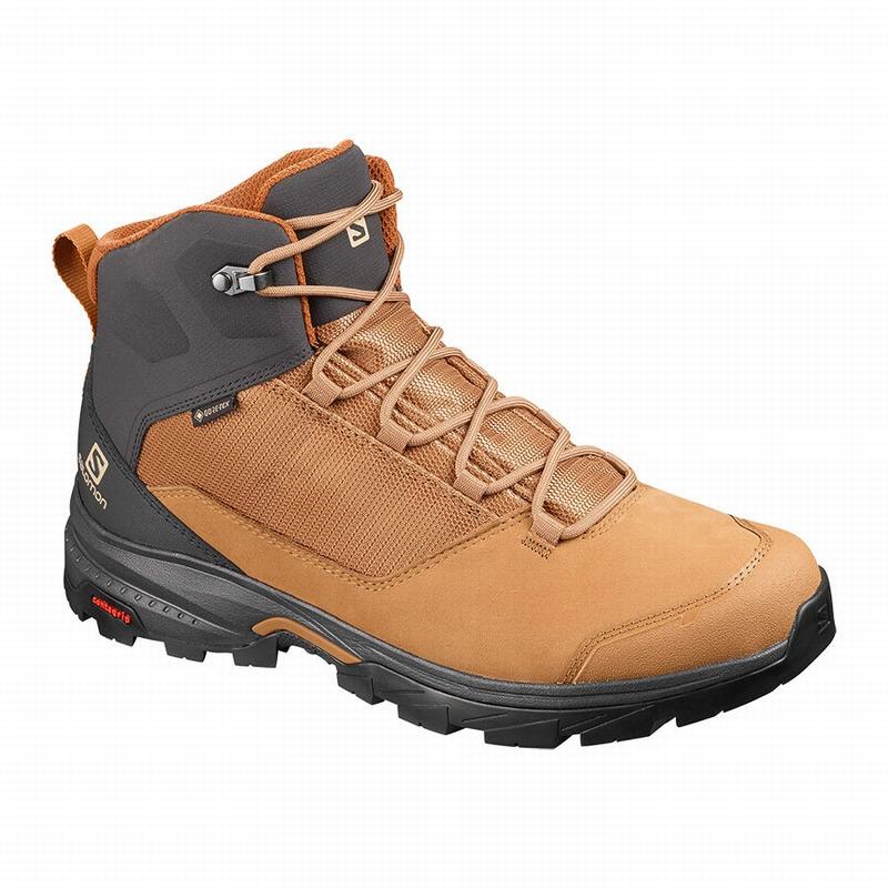 SALOMON OUTWARD GORE-TEX Philippines - Men's Hiking Boots - Brown | 194037-QKB